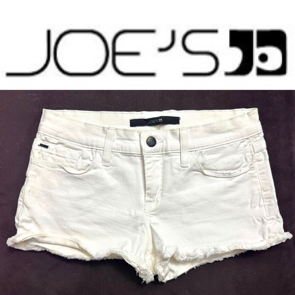 Joe's Jeans Pants - Joe’s Jeans Women’s White Denim Shorts - Size 26W